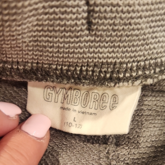 Gynboree Elastic Waist Pants Gray Blue Large 10 12 - Picture 4 of 8